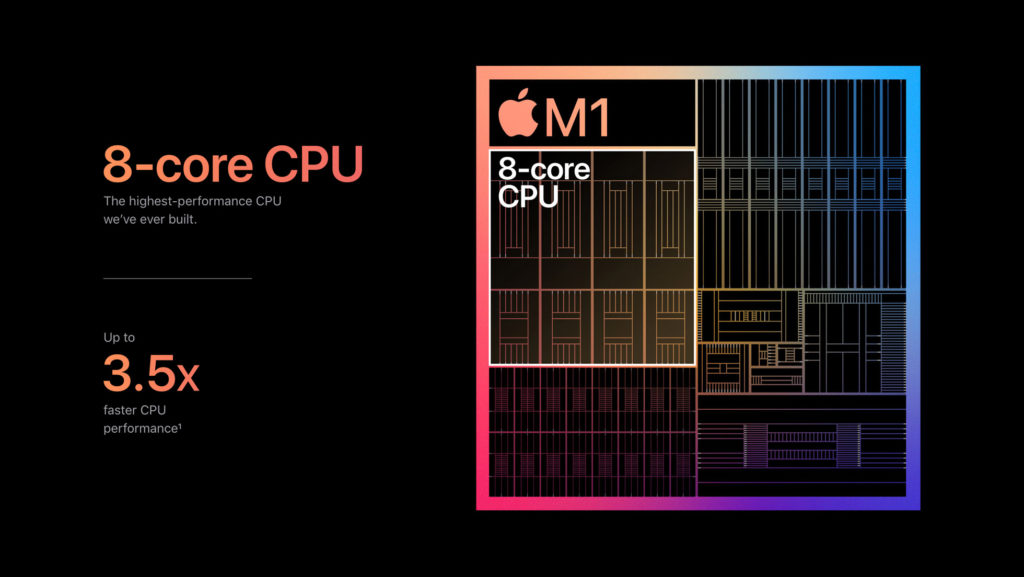 apple m1 cpu chip 8 kerner / newz.dk